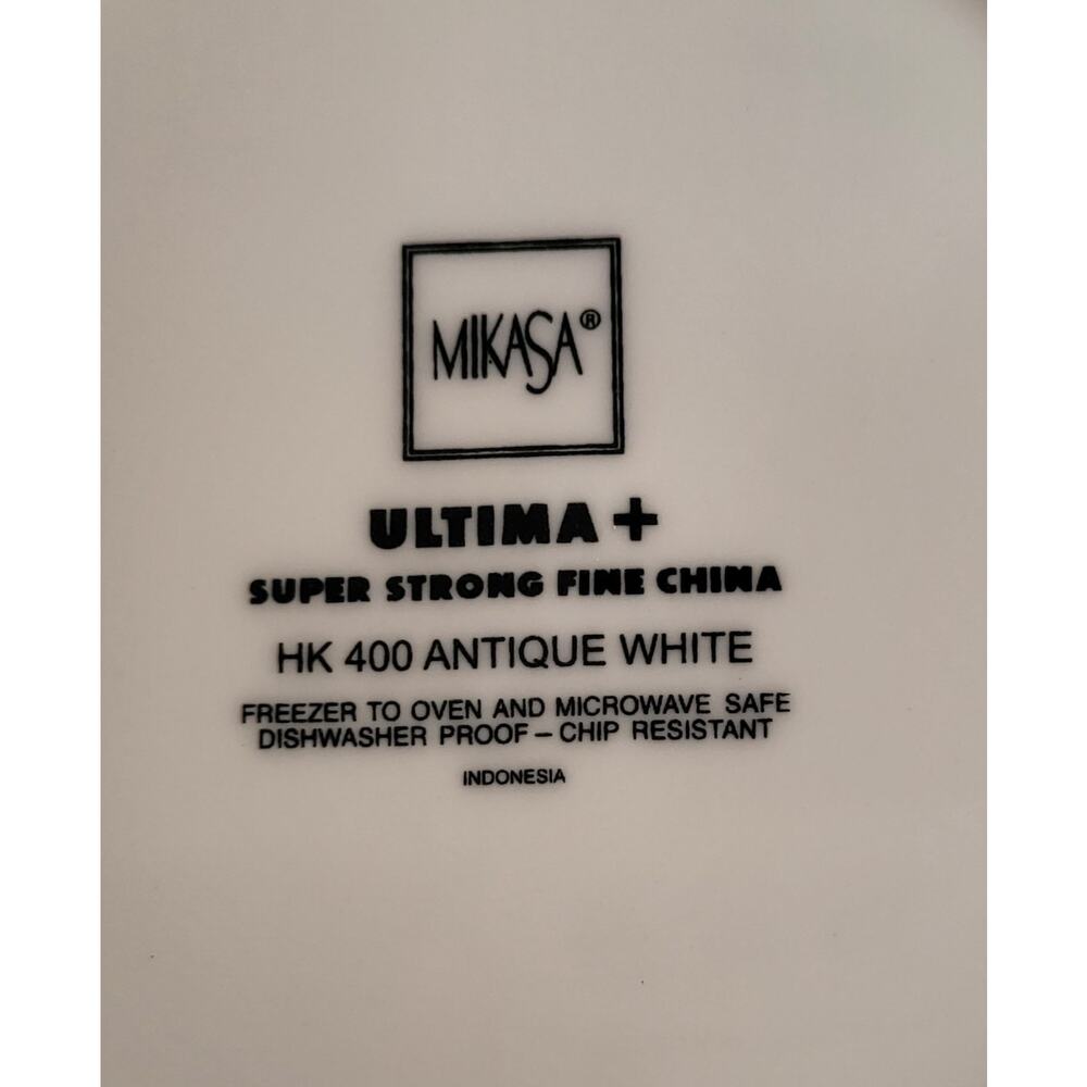 Mikasa Ultima + Super Strong Fine China HK 400 Antique White Vegetable Bowl - Picture 5 of 13